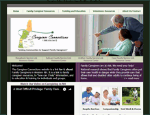 Tablet Screenshot of nhcaregiverconnections.org